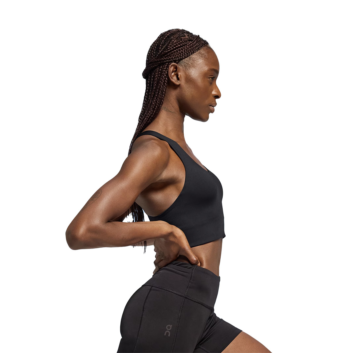 ON Active Bra Longline — Black — Size XSmall — Alternate View 7