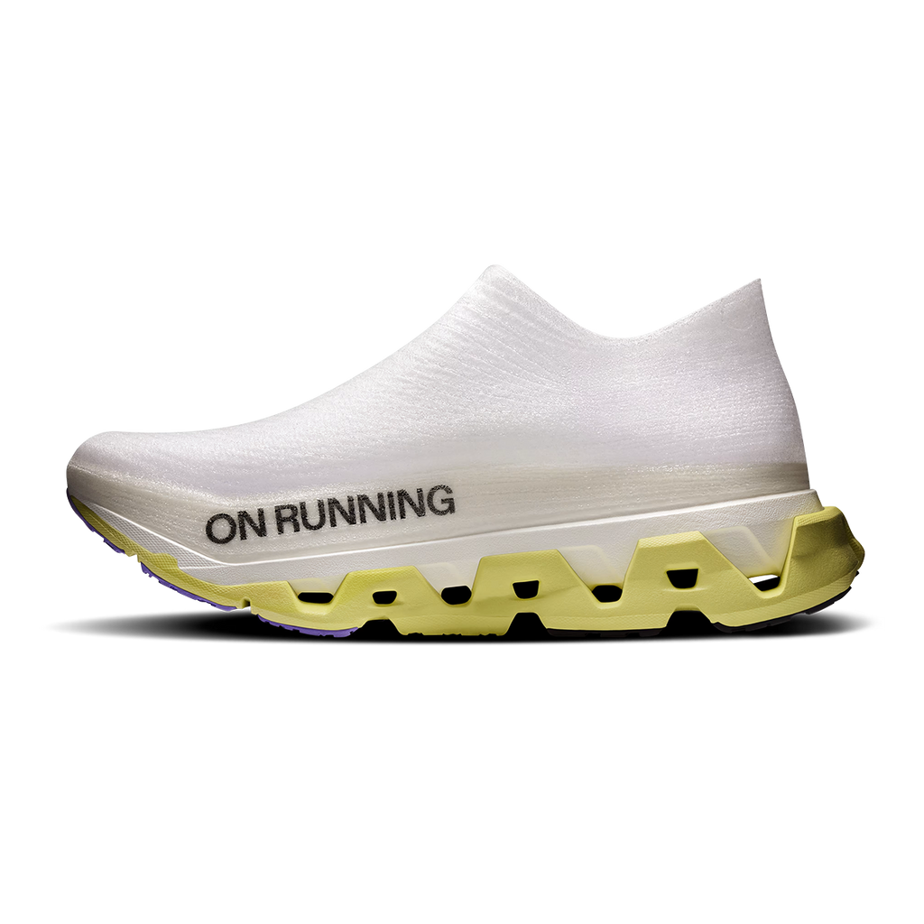 ON Cloudmonster 3 Hyper LS — Limelight - Bloom — Size D — Width 4.5 M / 6 W — Lifestyle View