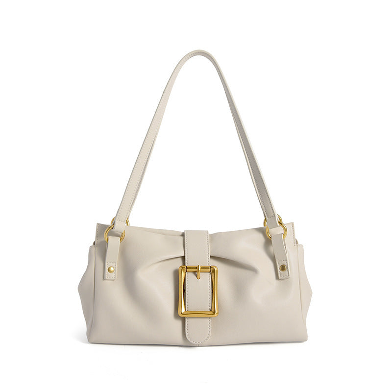 New Niche Womens Cowhide Underarm Tote Shoulder Bag