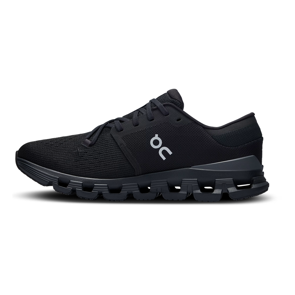 ON Cloud X V4 — Silver - Flame — Size B — Width 10 — Lifestyle View