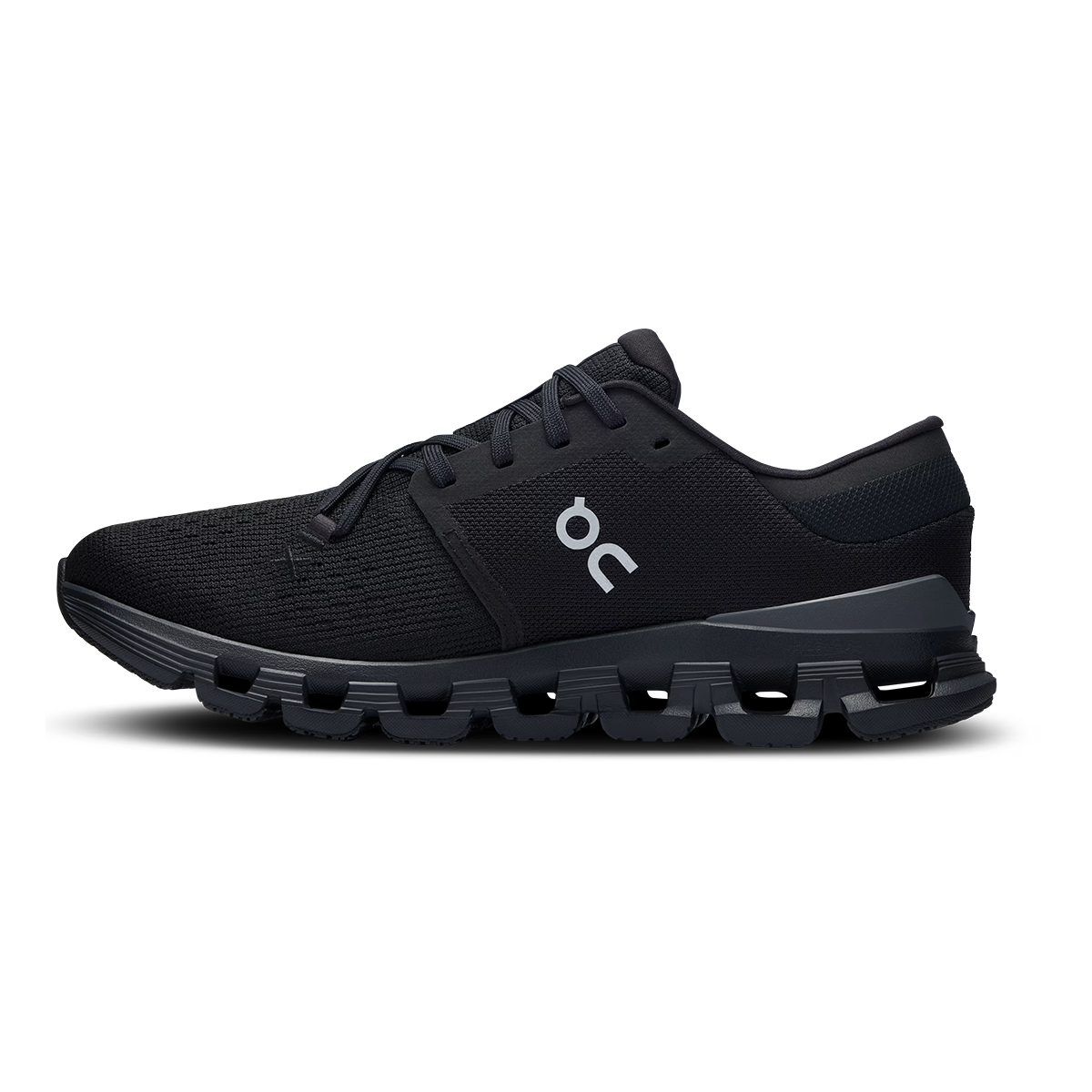ON Cloud X V4 — Silver - Flame — Size B — Width 10 — Lifestyle View