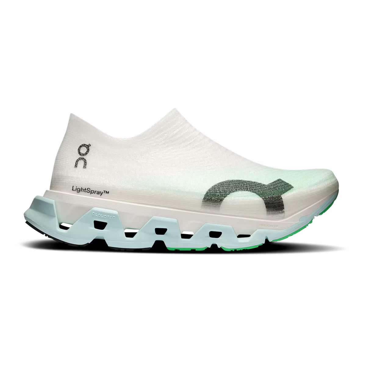 ON Cloudmonster 3 Hyper LS — Limelight - Bloom — Size D — Width 4.5 M / 6 W — Front View