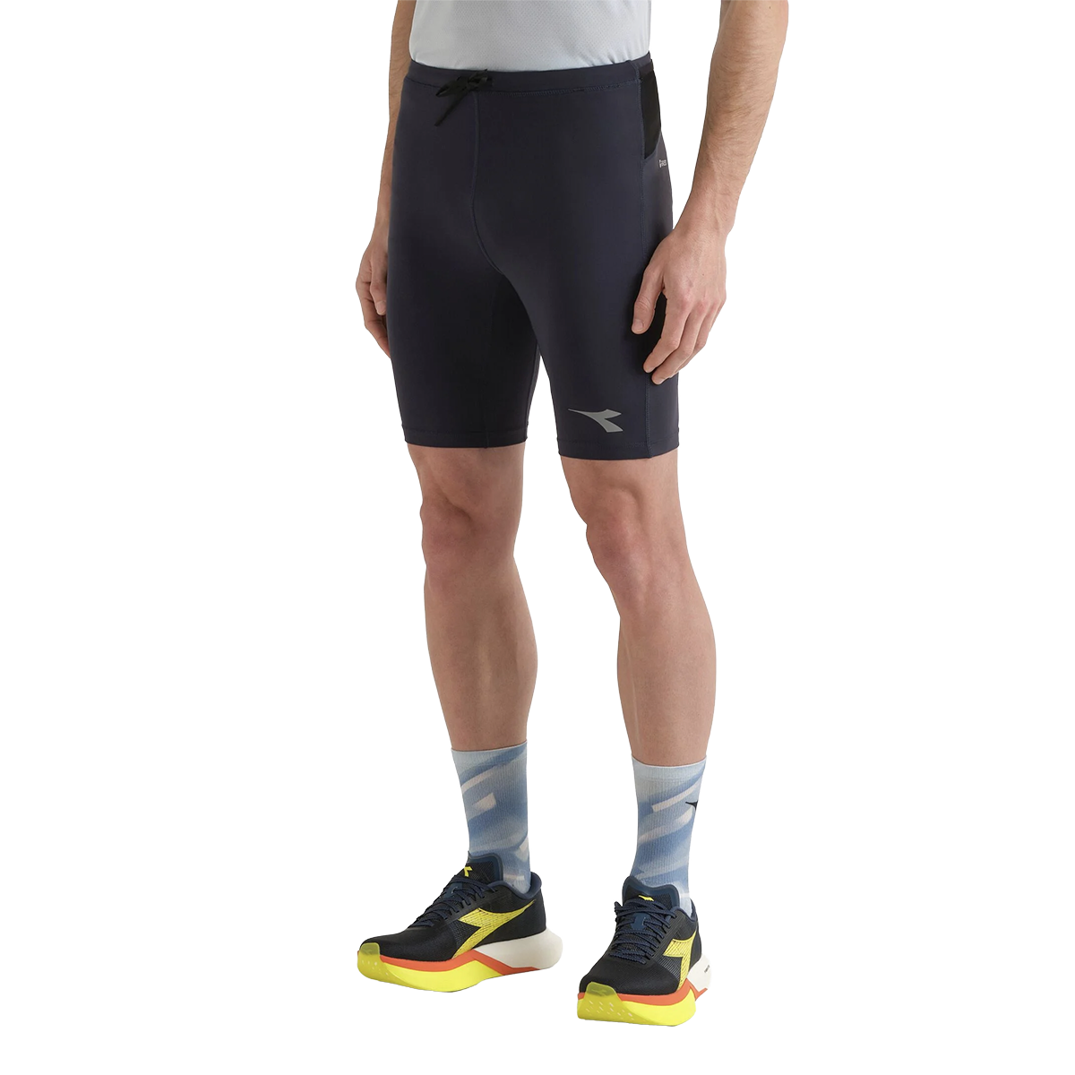 Diadora Short Tights Super Light Fibrazero — Black — Size XSmall — Alternate View 7