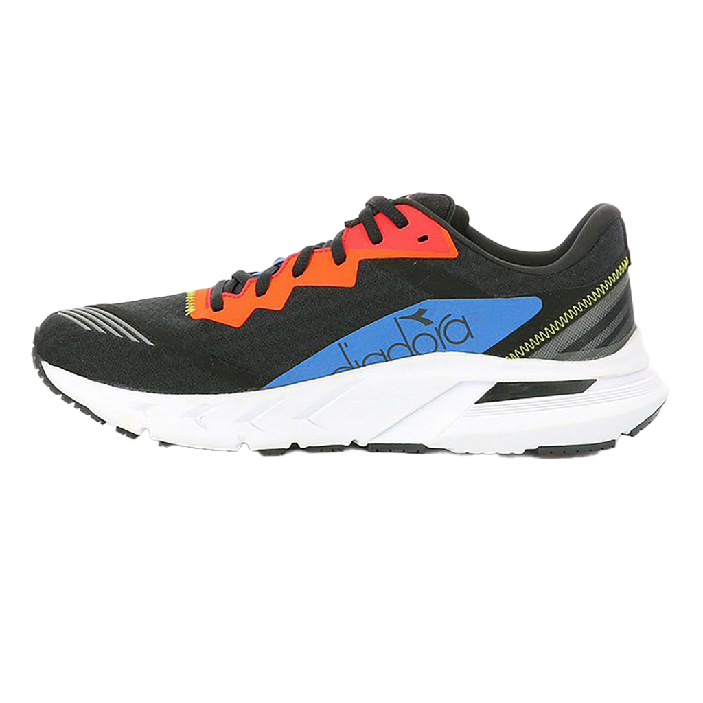 Diadora Mythos Blushield Volo 2 — Fiery Red - White - Vermillion — Size Y — Width 1.5 — Back View