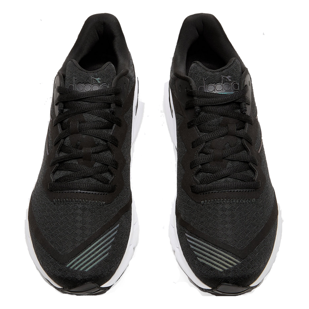 Diadora Mythos Blushield Volo 2 HIP — Black - Black — Size B — Width 10 — Side View