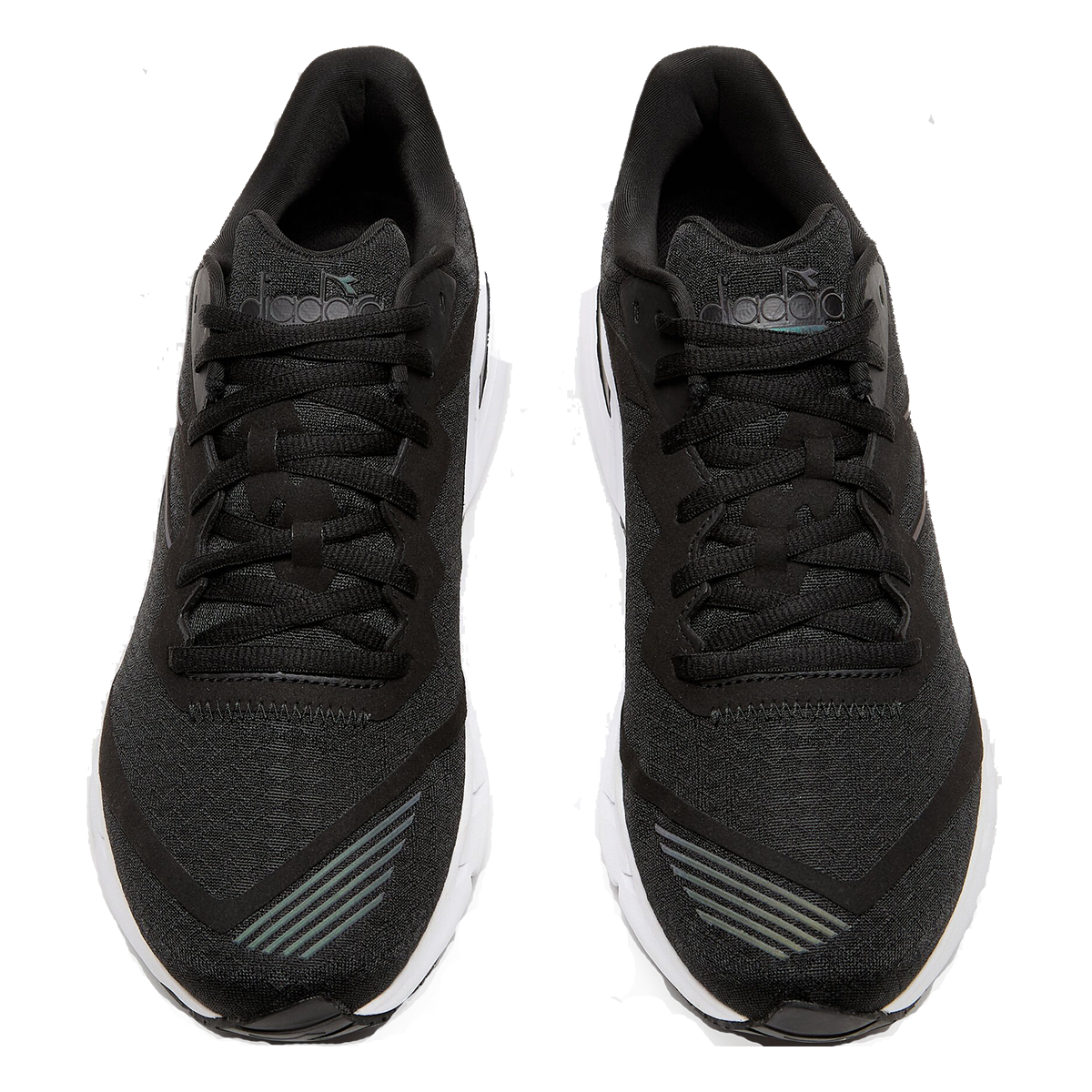 Diadora Mythos Blushield Volo 2 HIP — Black - Black — Size B — Width 10 — Side View