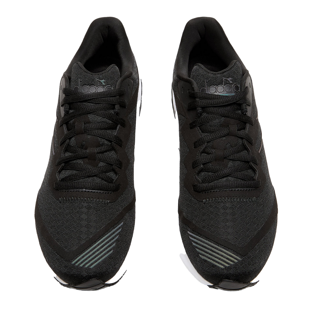 Diadora Mythos Blushield Volo 2 HIP — Black - Black — Size D — Width 10 — Back View