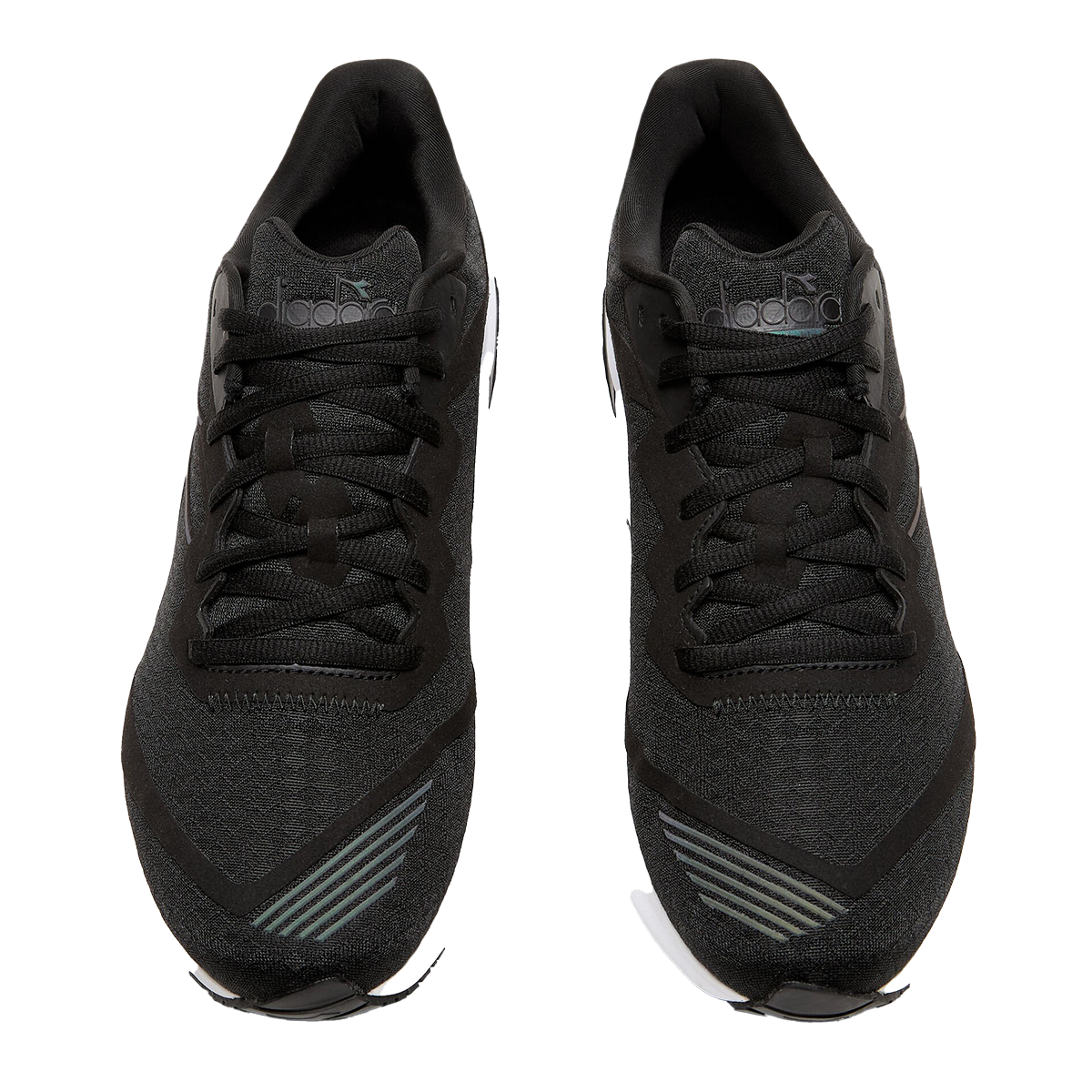 Diadora Mythos Blushield Volo 2 HIP — Black - Black — Size D — Width 10 — Back View