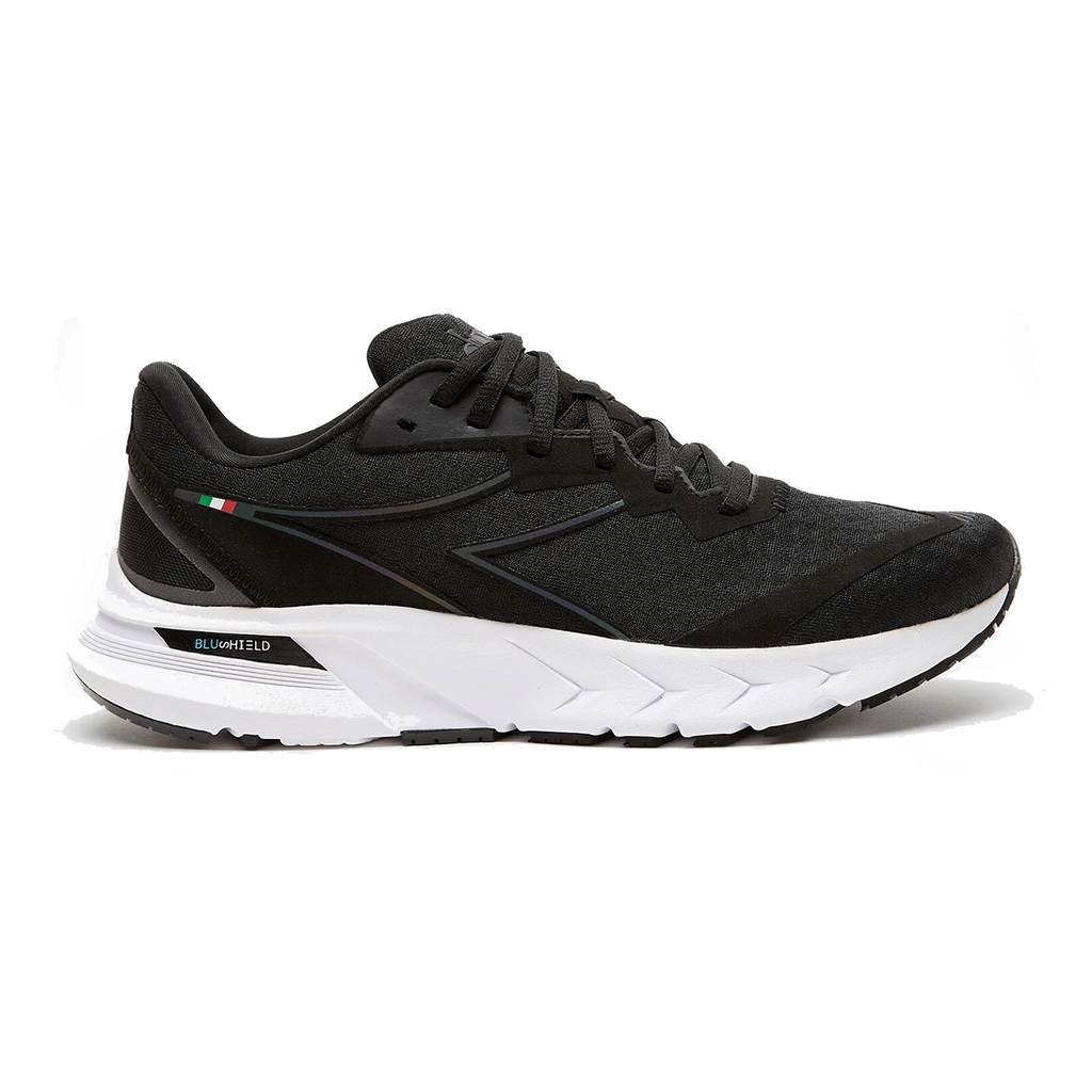 Diadora Mythos Blushield Volo 2 HIP — Black - Black — Size D — Width 10 — Front View