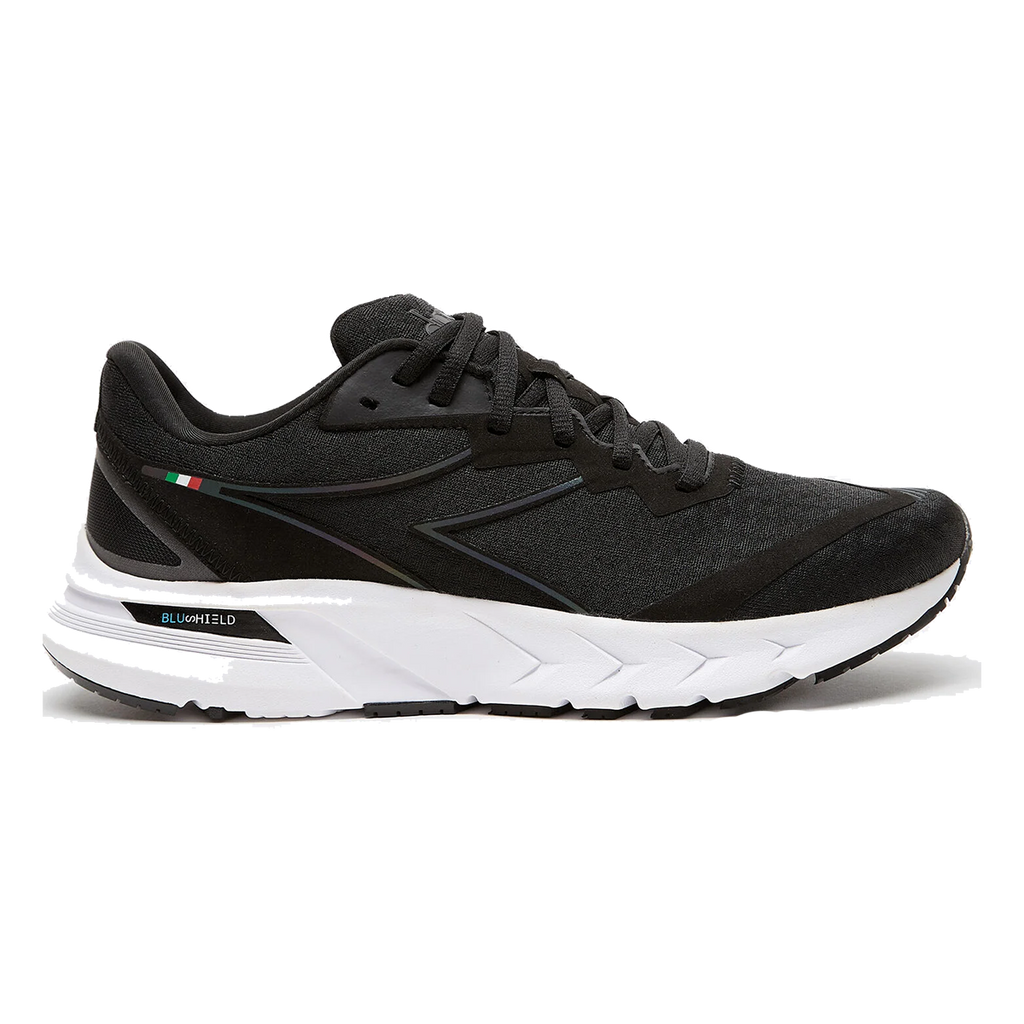 Diadora Mythos Blushield Volo 2 HIP — Black - Black — Size B — Width 10 — Front View