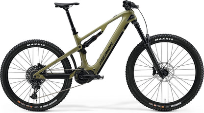 Merida eOne-Sixty 6000 Electric Full Suspension Mountain Bike 2024 - Green