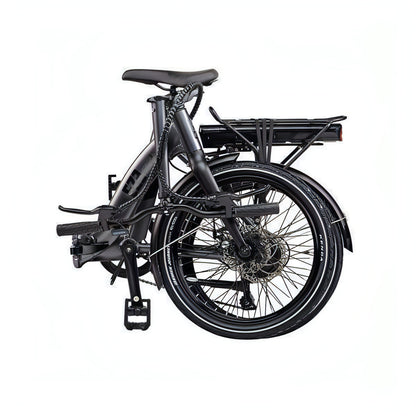 Ezego Fold LS Electric Folding Bike - Grey