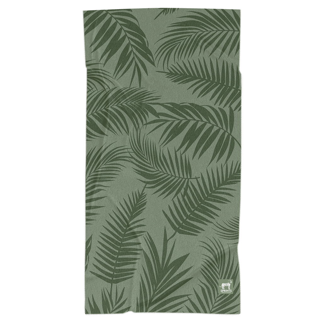 Sprints Towel — Garden of Races Past — Size One Size — Front View