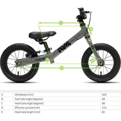 Frog Tadpole Junior Balance Bike 2026 - Spotty