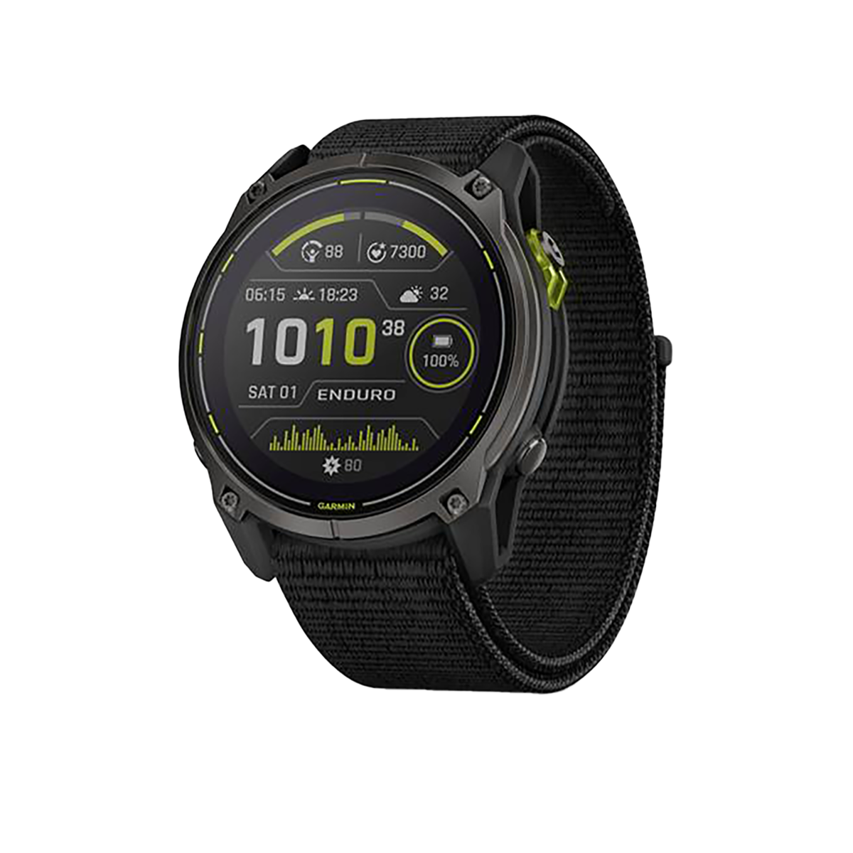 Garmin Enduro 3 — Black — Side View