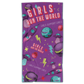 Sprints Towel — Girls Run The World — Size One Size — Front View