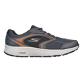 Skechers Go Run Consistent - Specie — Charcoal - Orange — Size D — Width 8.5 — Front View