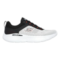 Skechers Go Run Lite — White - Black — Size D — Width 8 — Front View