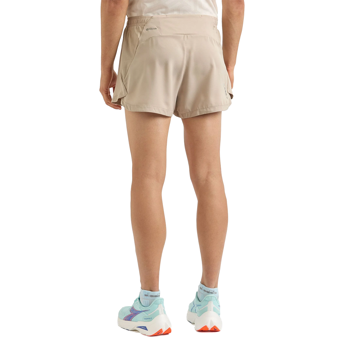 Diadora Super Light Split Shorts 3" — Black - Black — Size Small — Alternate View 7