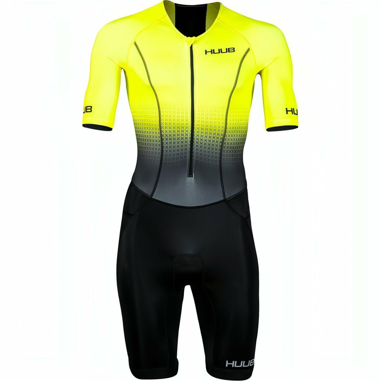 HUUB Commit Long Course Mens Tri Suit - Yellow