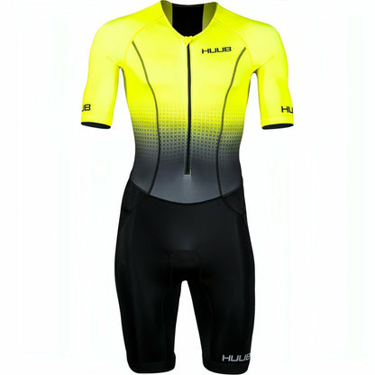 HUUB Commit Long Course Mens Tri Suit - Yellow