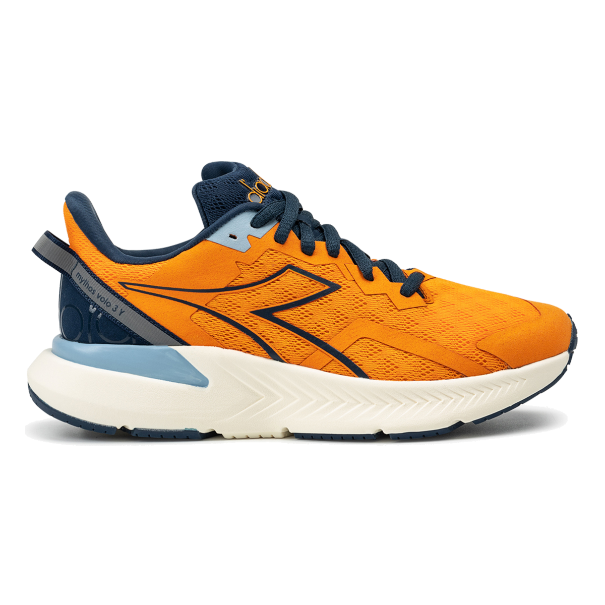 Diadora Mythos Volo 3 — Black - White — Size Y — Width 1.5 — Alternate View 7