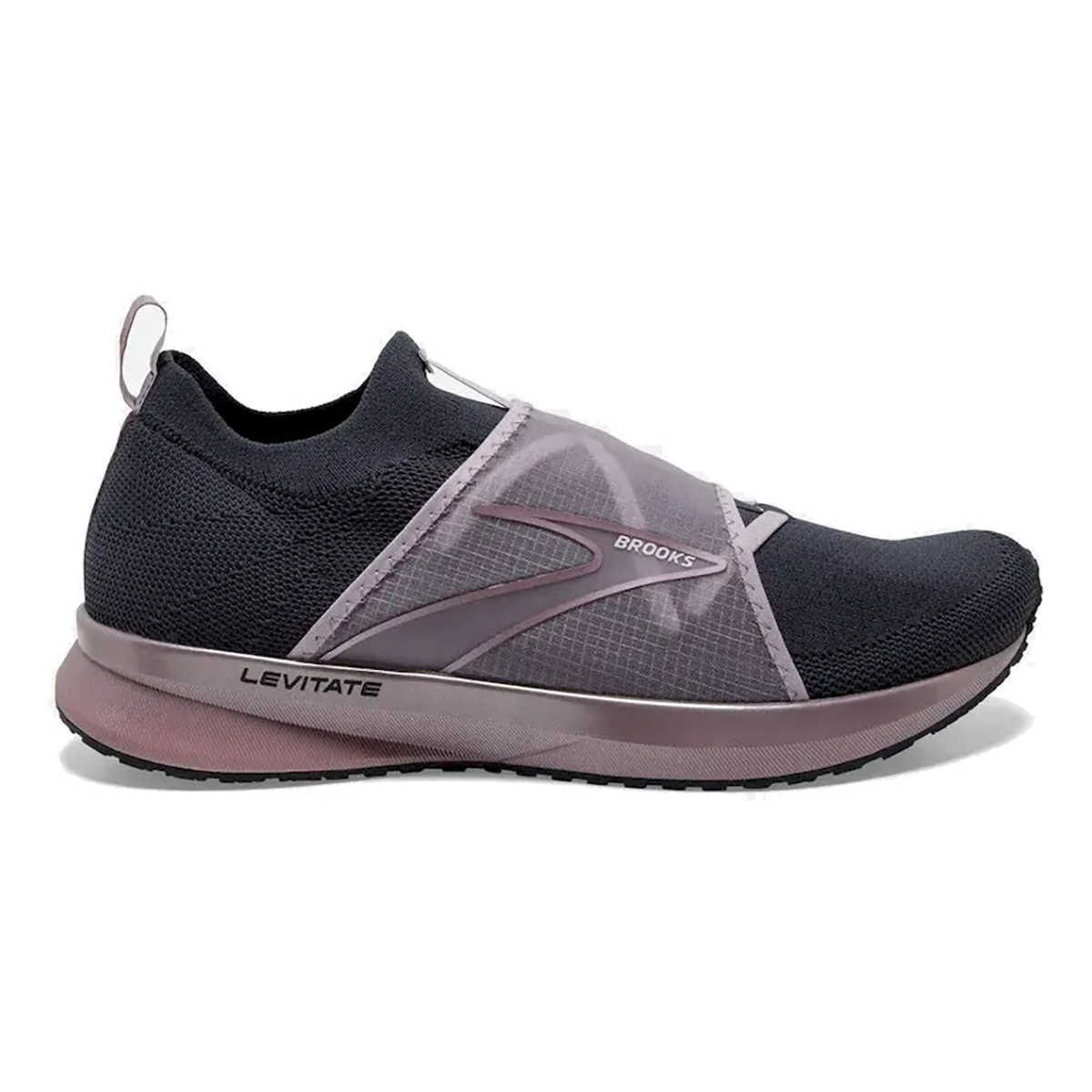 Brooks Levitate 4 LE — Black - Ombre - Metallic — Size B — Width 10.5 — Lifestyle View