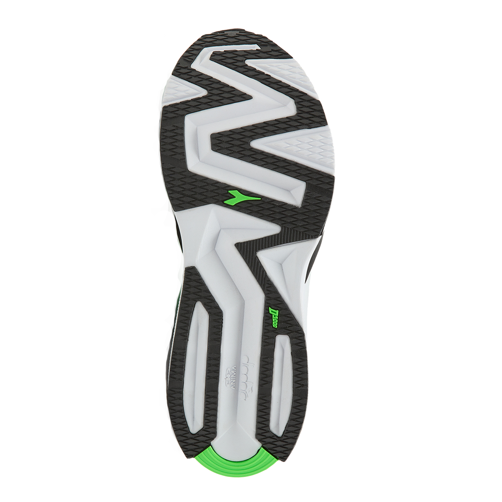 Diadora Atomo V7000 — White - Green Fluo - Black — Size D — Width 10 — Alternate View 10