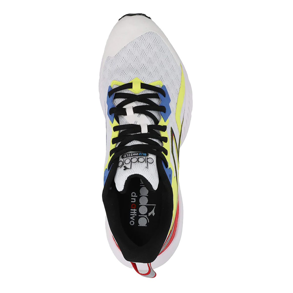 Diadora Mythos Blushield Volo 3 — Green Fluo - White - Black — Size D — Width 10 — Alternate View 13