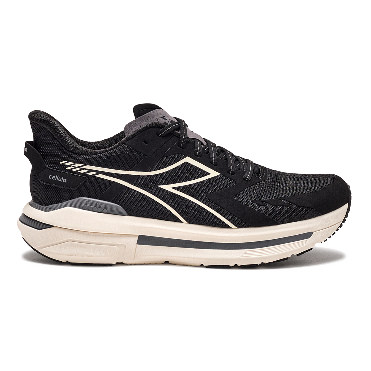 Diadora Cellula — Black - Whisper White — Size D — Width 8 — Alternate View 12