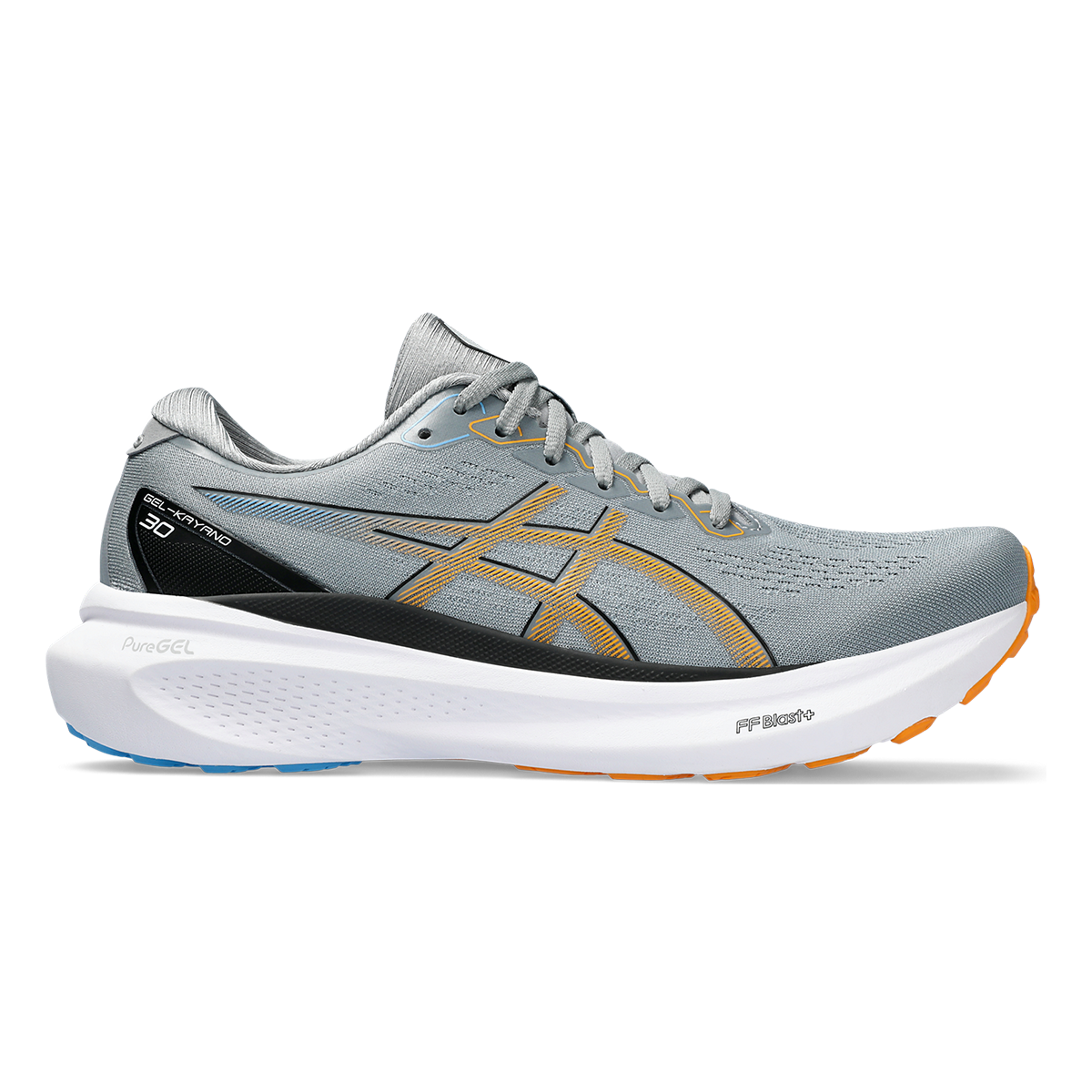 Asics Gel Kayano 30 — Sheet Rock - Fellow Yellow — Size D — Width 15 — Front View