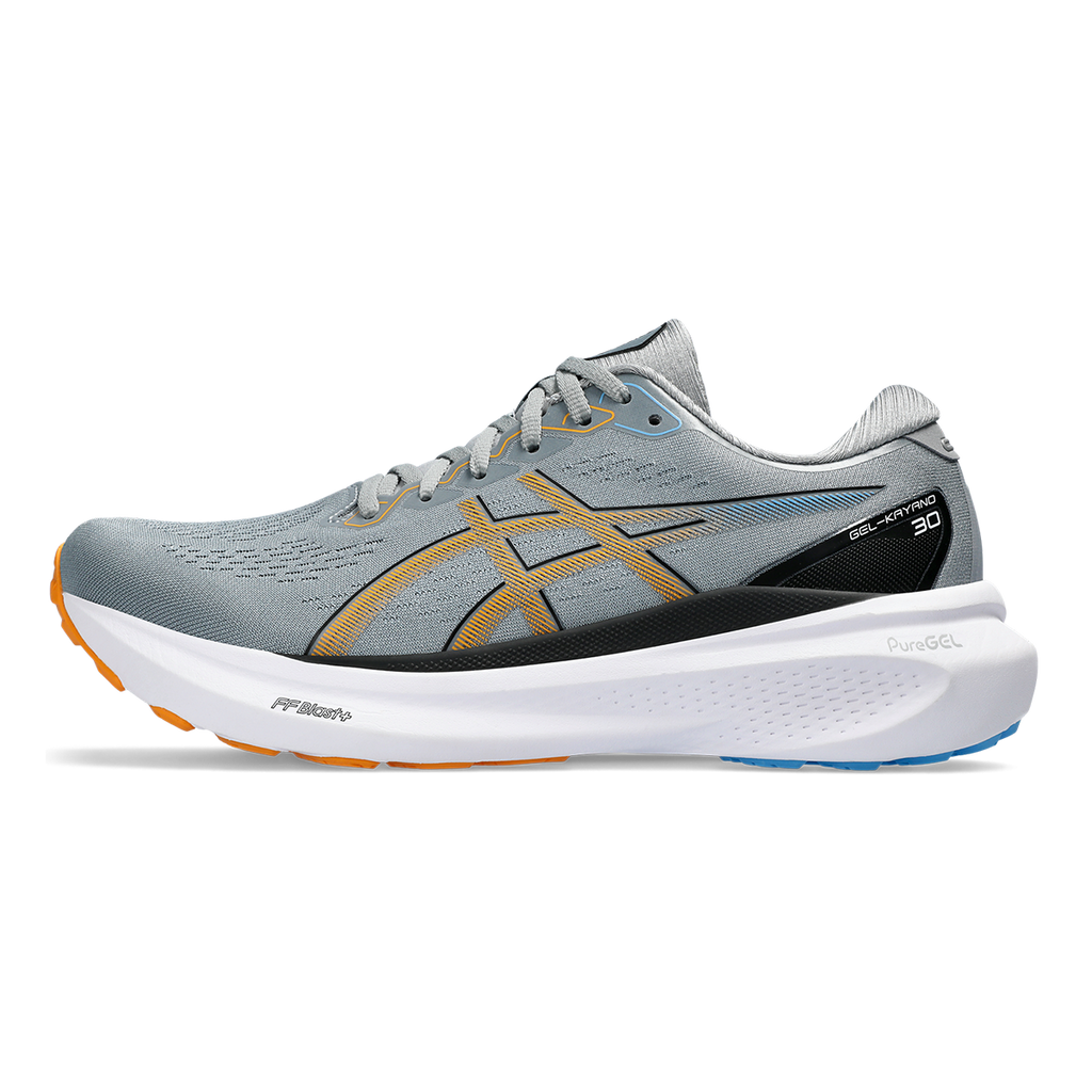 Asics Gel Kayano 30 — Sheet Rock - Fellow Yellow — Size D — Width 15 — Side View