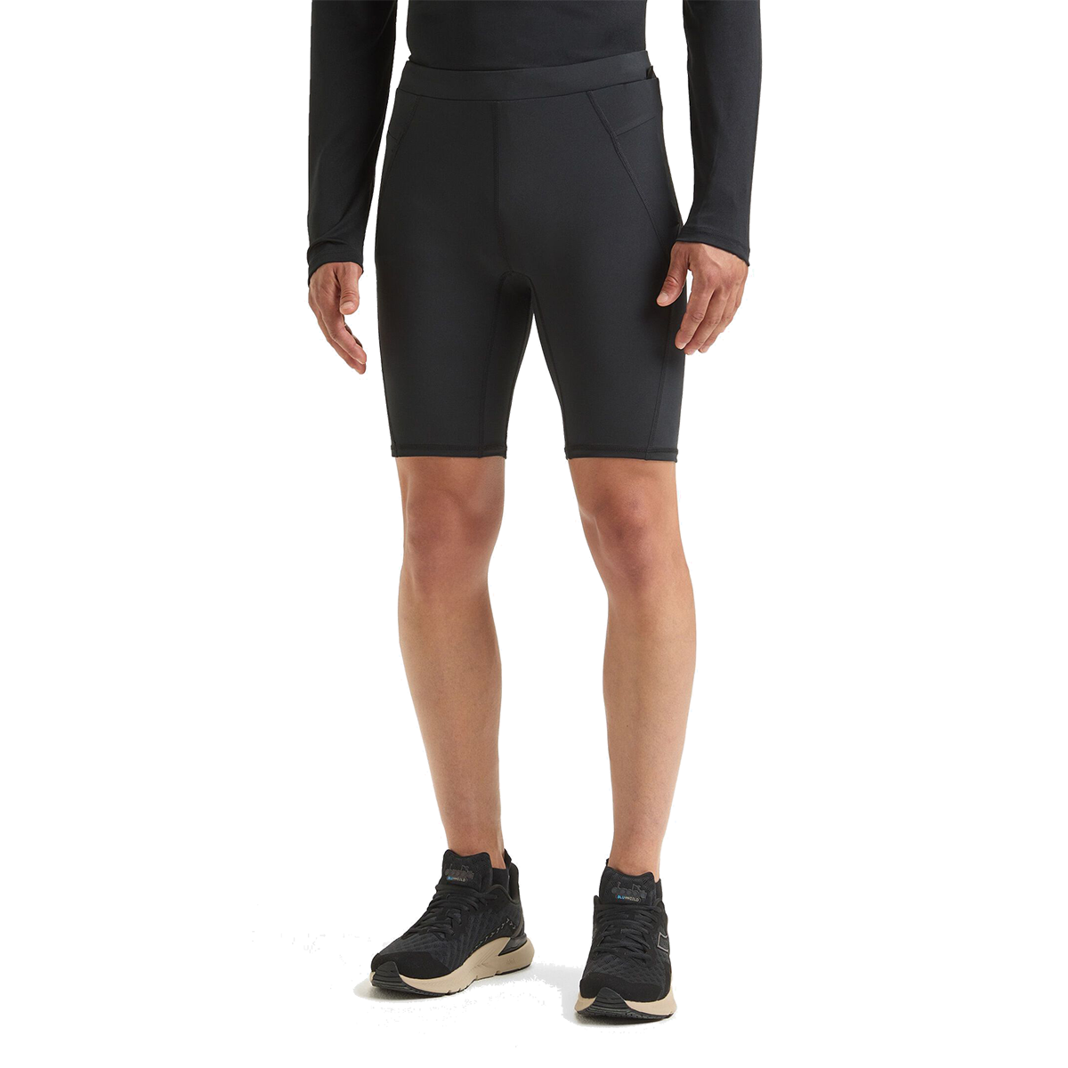 Diadora Short Tight — Black — Size Small — Front View