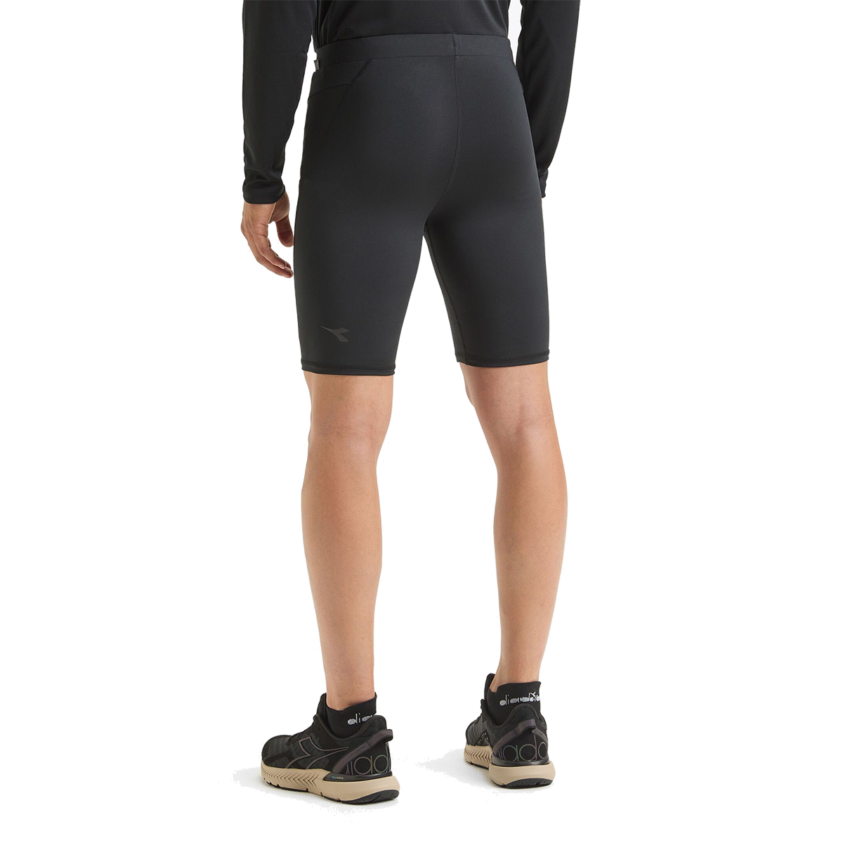 Diadora Short Tight — Black — Size Small — Back View