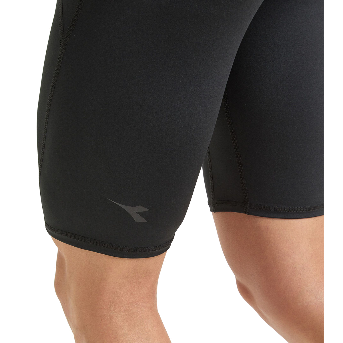 Diadora Short Tight — Black — Size Small — Top View