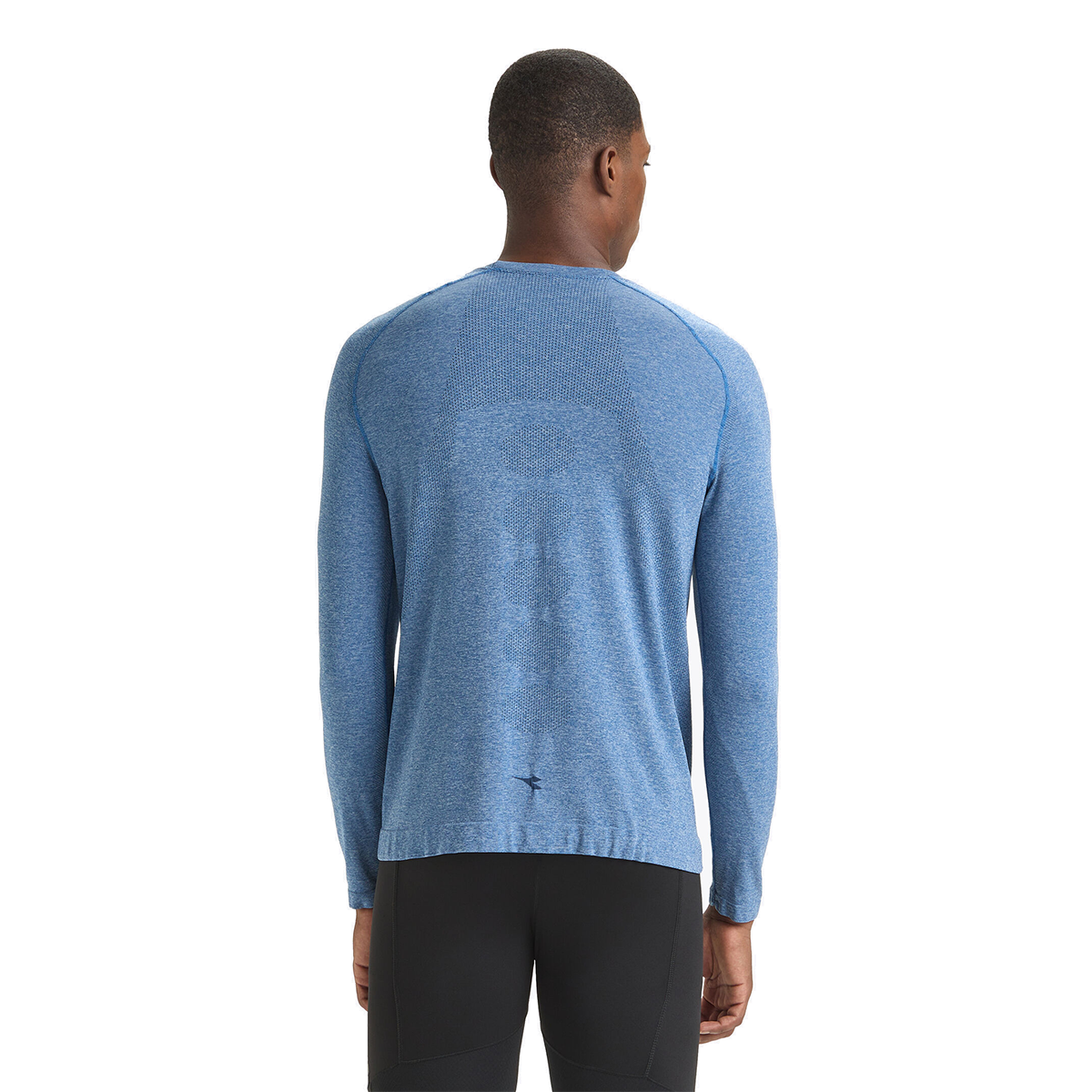 Diadora Skin Friendly Longsleeve — Black — Size Small — Top View