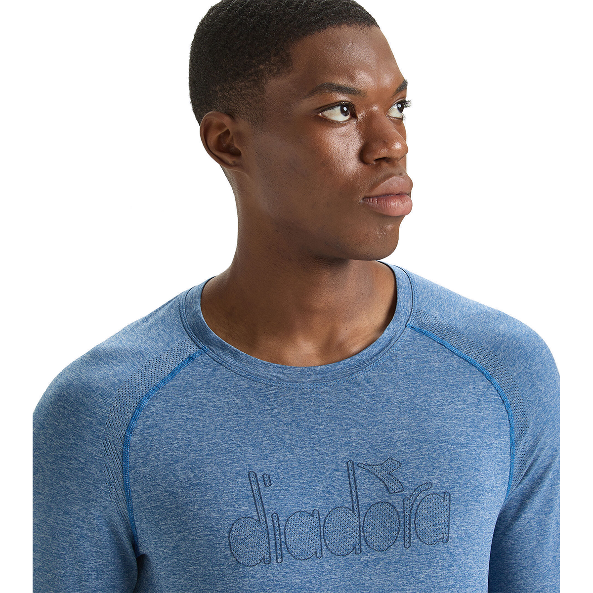 Diadora Skin Friendly Longsleeve — Black — Size Small — Detail View