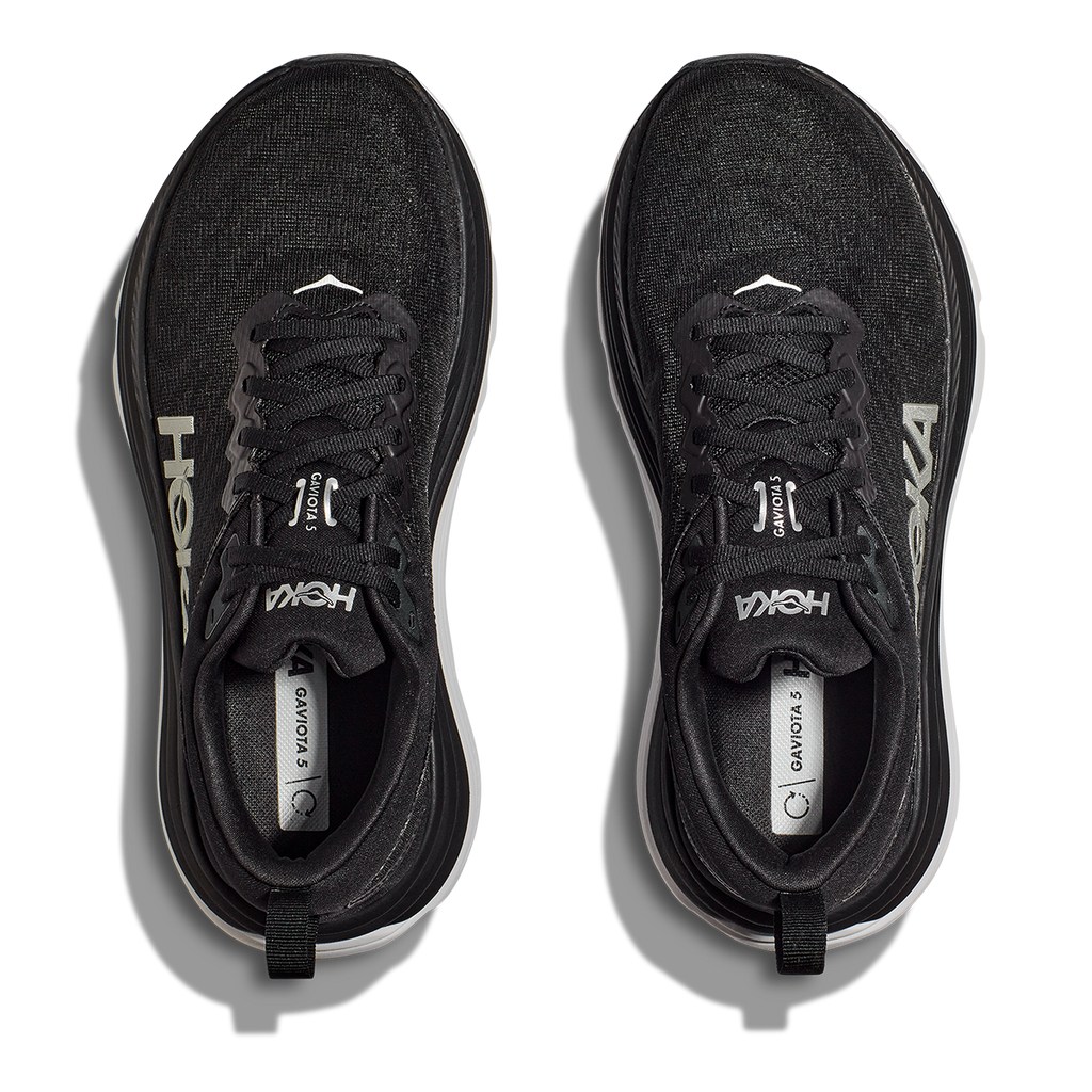 Hoka Gaviota 5 — Black - White — Size D — Width 14 — Alternate View 7