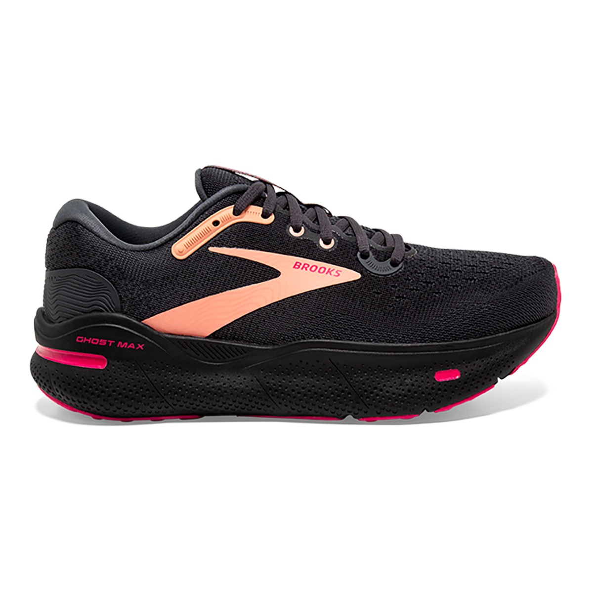 Brooks Ghost Max — Black - Black - Ebony — Size 2E — Width 7.5 — Alternate View 9