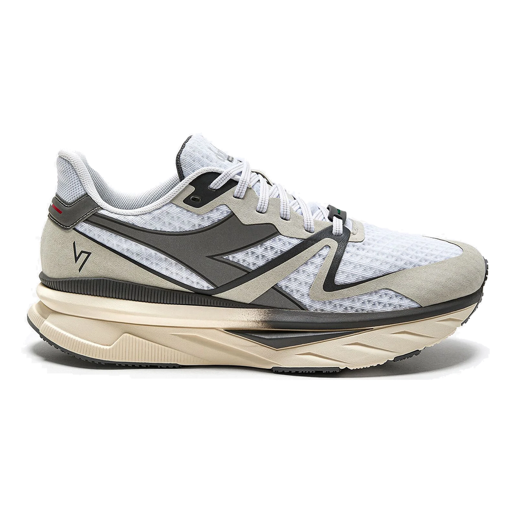 Diadora Atomo V7000 — White - Green Fluo - Black — Size D — Width 10 — Alternate View 11