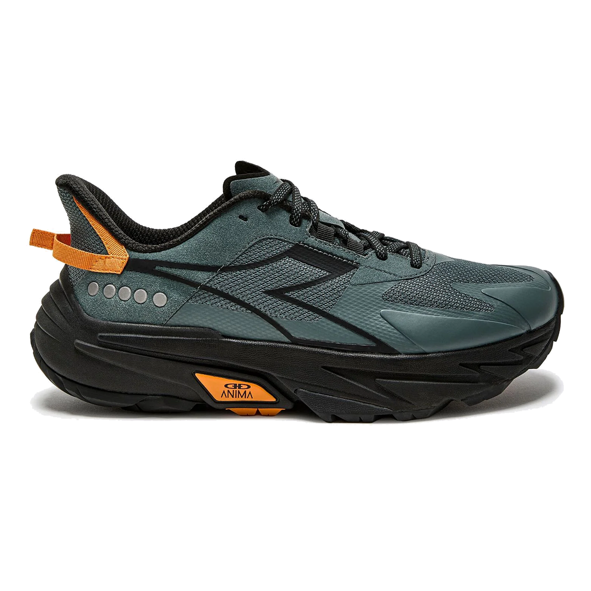 Diadora Equipe Sestriere-XT — Balsam Green - Black — Size D — Width 9 — Front View