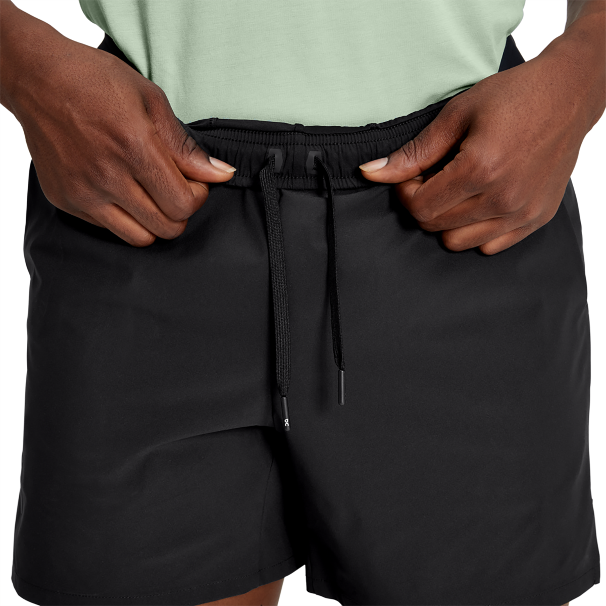 On Essential Shorts — Taiga — Size Medium — Detail View