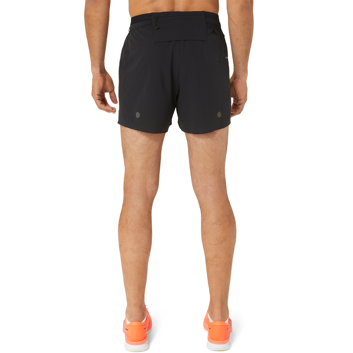 Asics Metarun 5" Short — Performance Black — Size Small — Back View