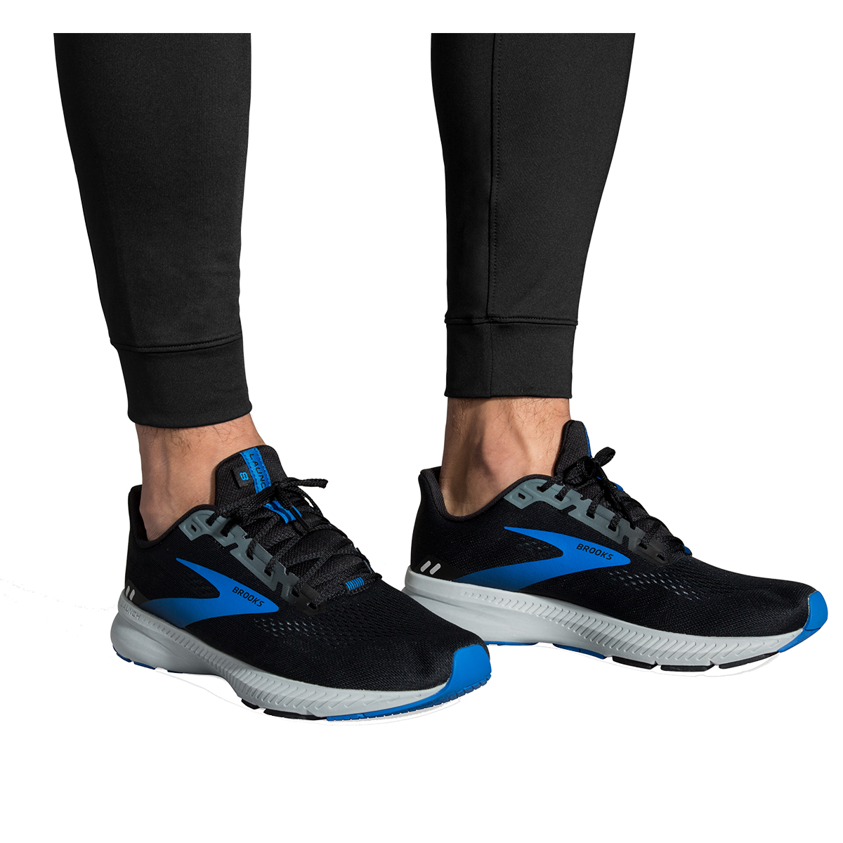 Brooks Spartan Jogger — Black — Size Small — Lifestyle View