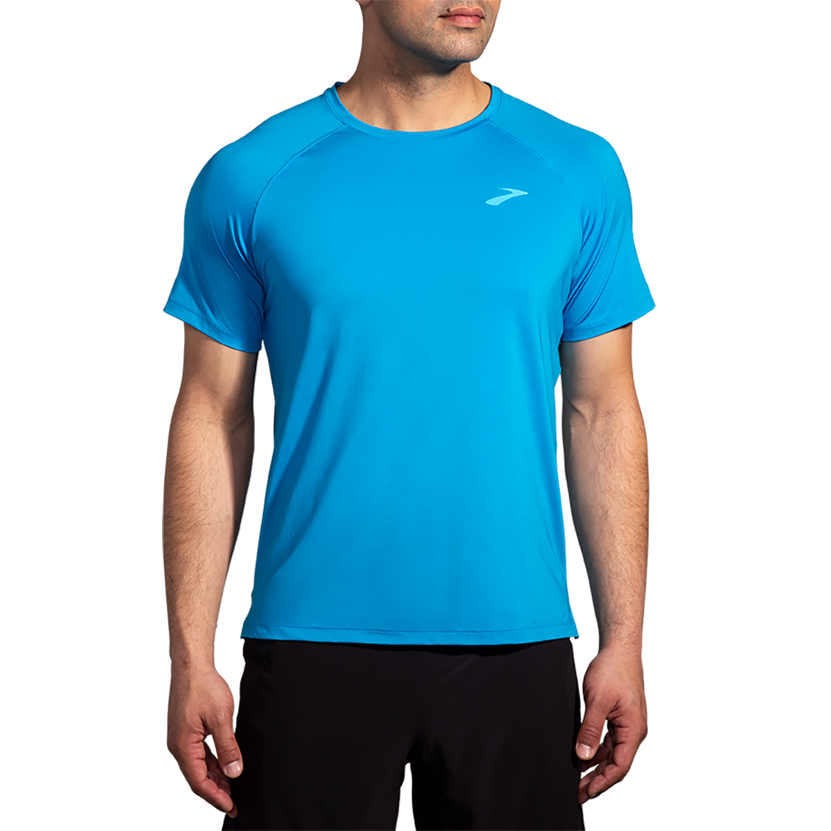 Brooks Atmosphere Short Sleeve 2.0 — Spring Break - Navy — Size Small — Front View