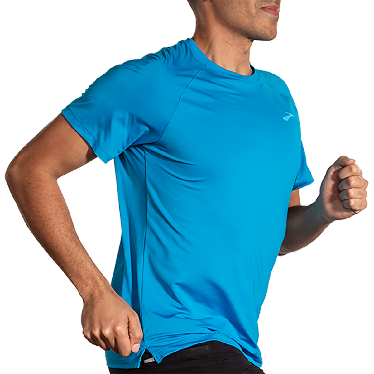 Brooks Atmosphere Short Sleeve 2.0 — Spring Break - Navy — Size Small — Side View