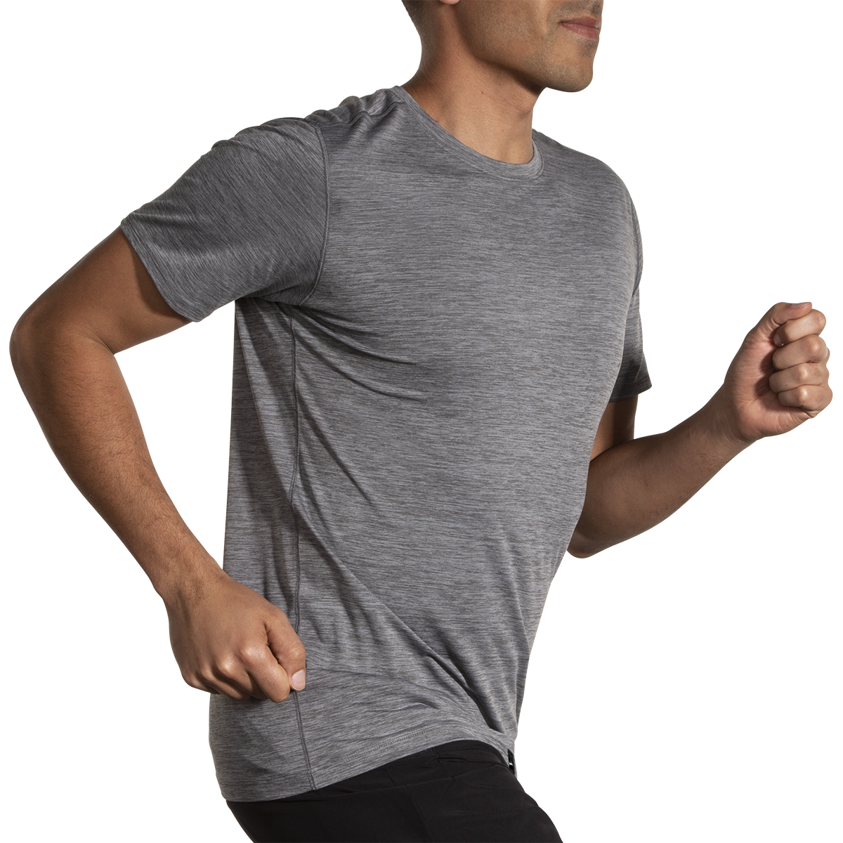 Brooks Luxe Shortsleeve — Heather Cosmic Crisp — Size XSmall — Alternate View 9