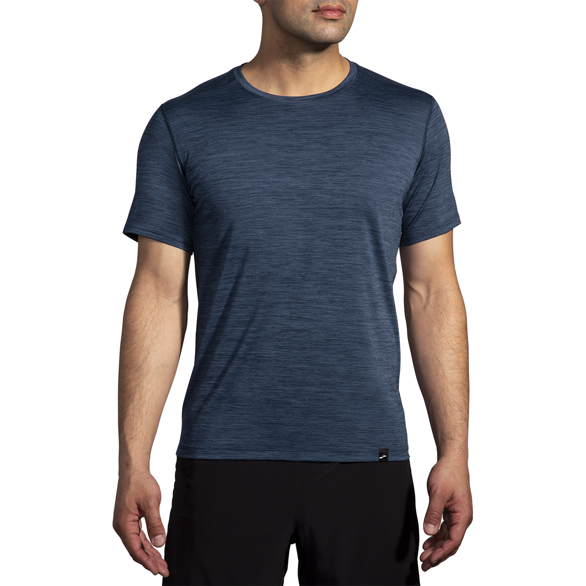 Brooks Luxe Shortsleeve — Heather Cosmic Crisp — Size XSmall — Alternate View 12