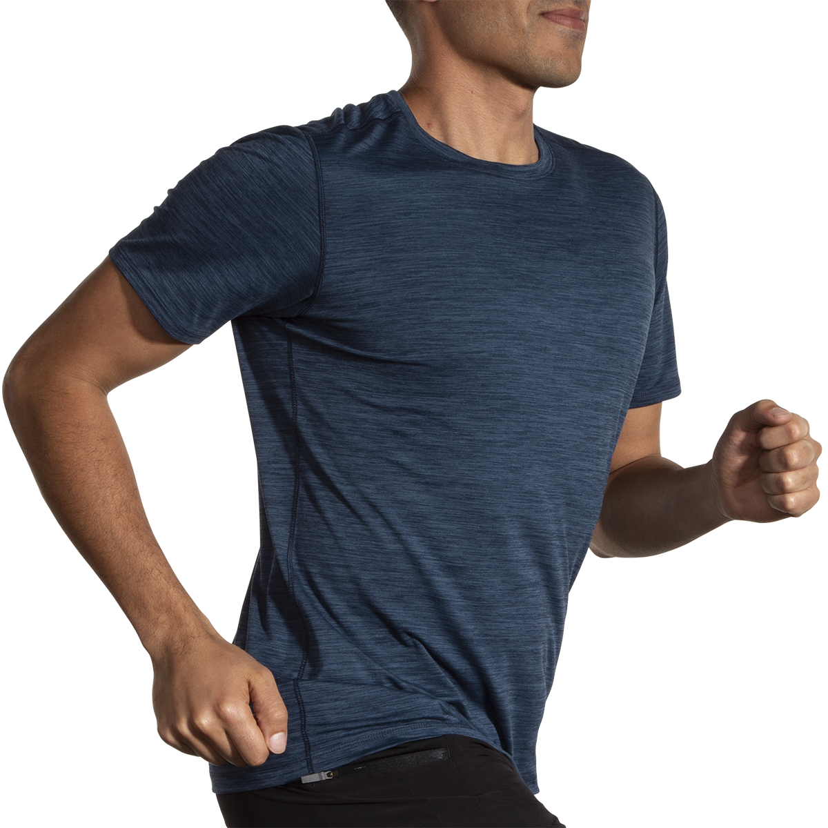 Brooks Luxe Shortsleeve — Heather Cosmic Crisp — Size XSmall — Alternate View 13