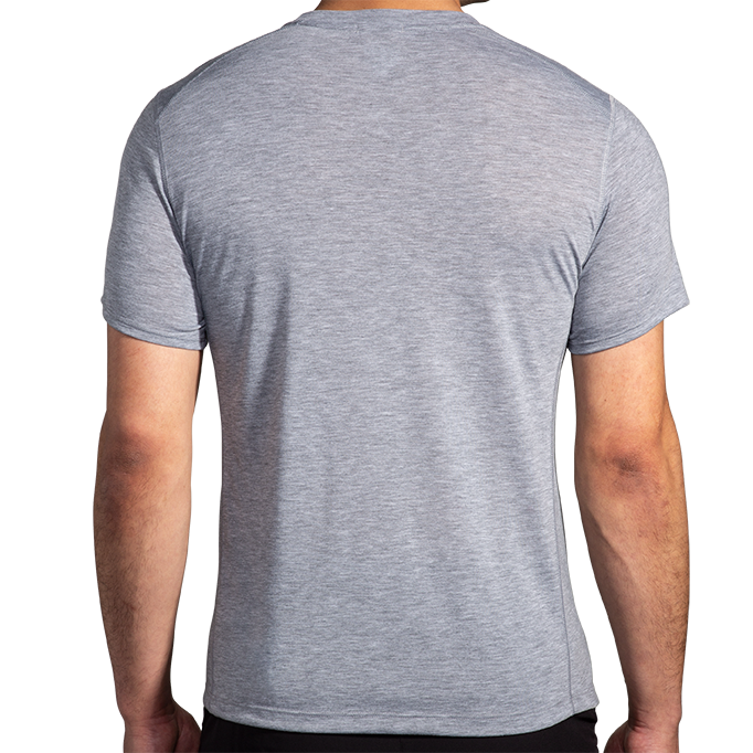 Brooks Distance Short Sleeve 3.0 — Heather Ash - Run USA 24 — Size XSmall — Alternate View 7